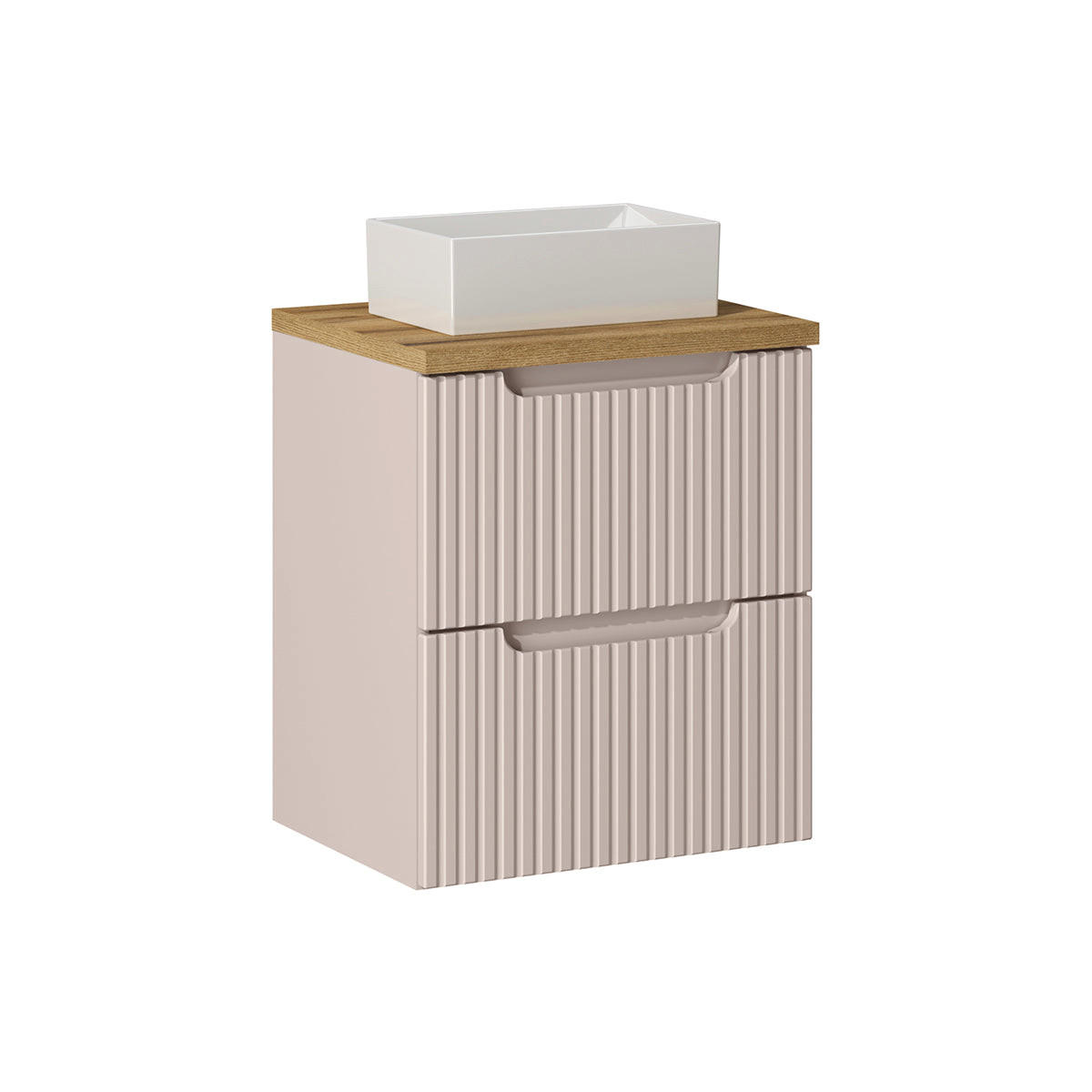 UMIVAONIK 50.4cm Riva Kašmir - boje kašmira, drvni materijal (50.4/59/40cm) - Petits-meubles
