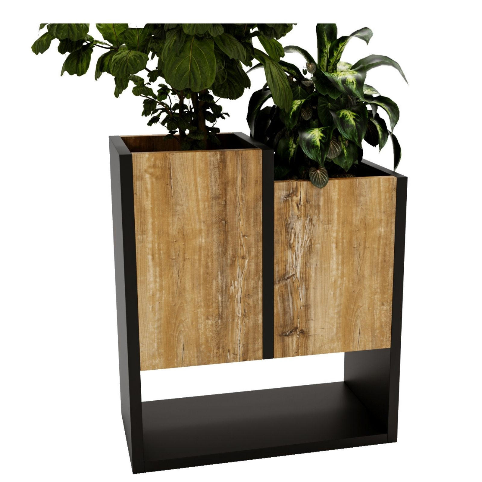 BLUMENKASTEN - Kiefer Milford, Holzwerkstoff (23/50/44cm) - RAUMHIRSCH FURNITURE