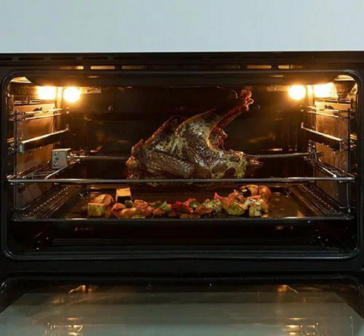 HERDS-SET EH 9309 Einbau Backofen 90 cm+KCT 9196 Iem Induktionskochfeld 90 cm - Schwarz, Metall (89.6/47.9/56.1cm) - Kaiser