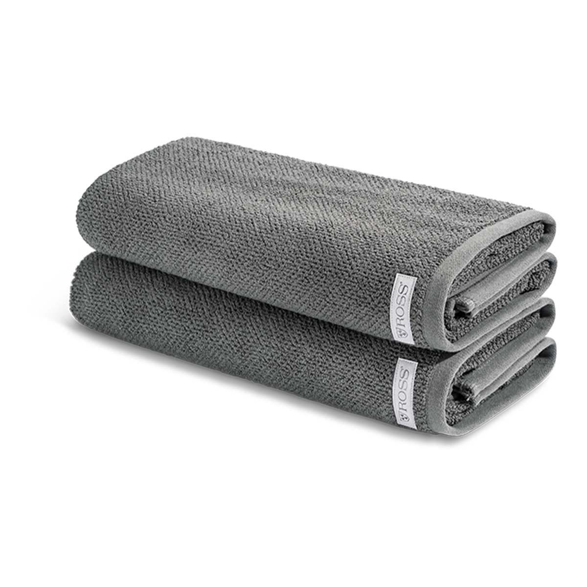 DUSCHTUCH Selection 2er-Set - Dunkelgrau, Textil (50/100cm) - Ross