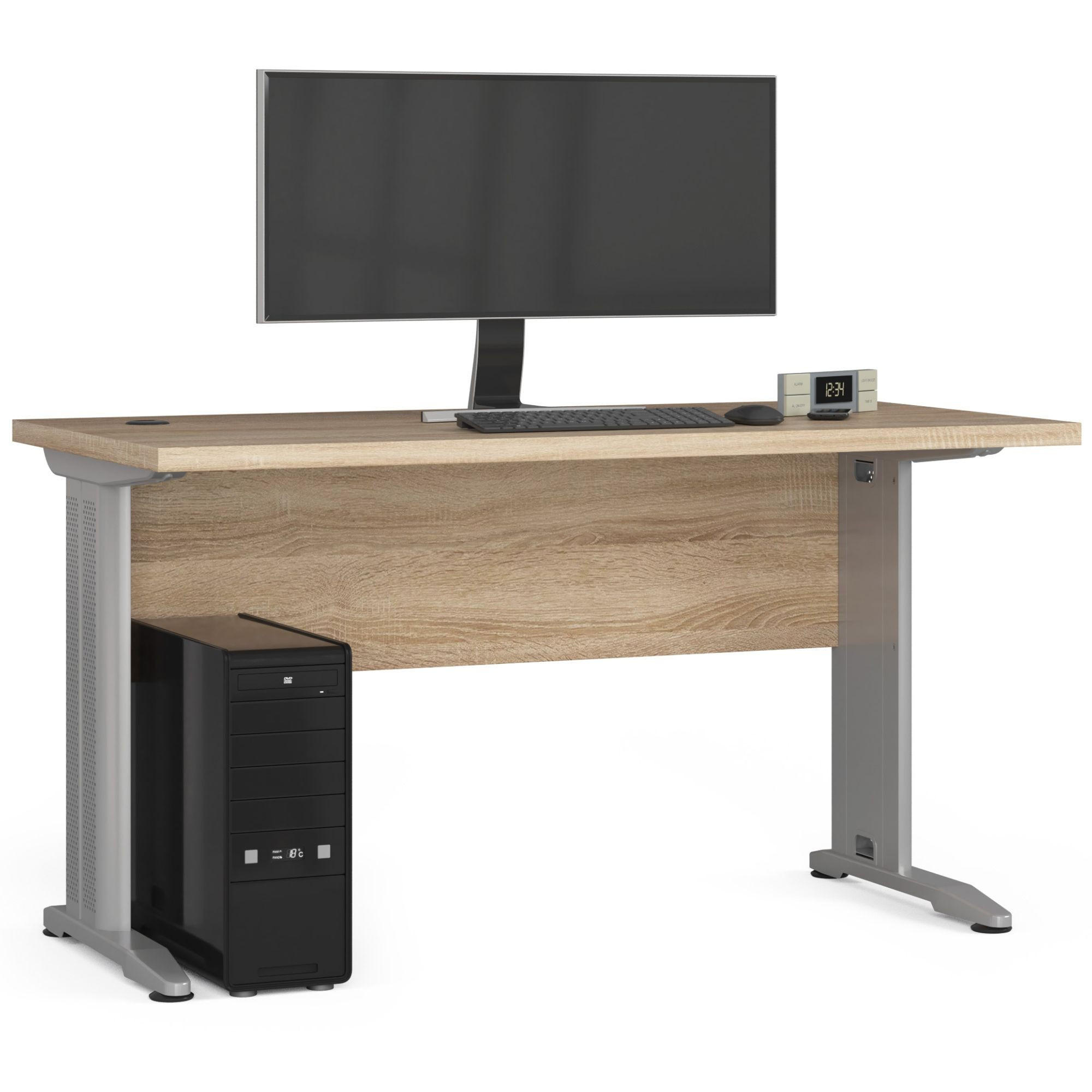 Akord Schreibtisch Sonoma Eiche 135x76x60 cm