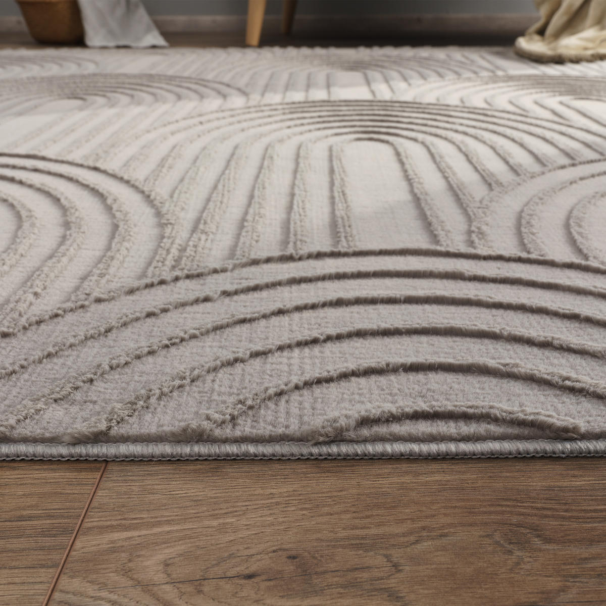 KURZFLORTEPPICH 200/280 cm Lelystad 524 - Grau, Textil (200/280cm) - Paco Home