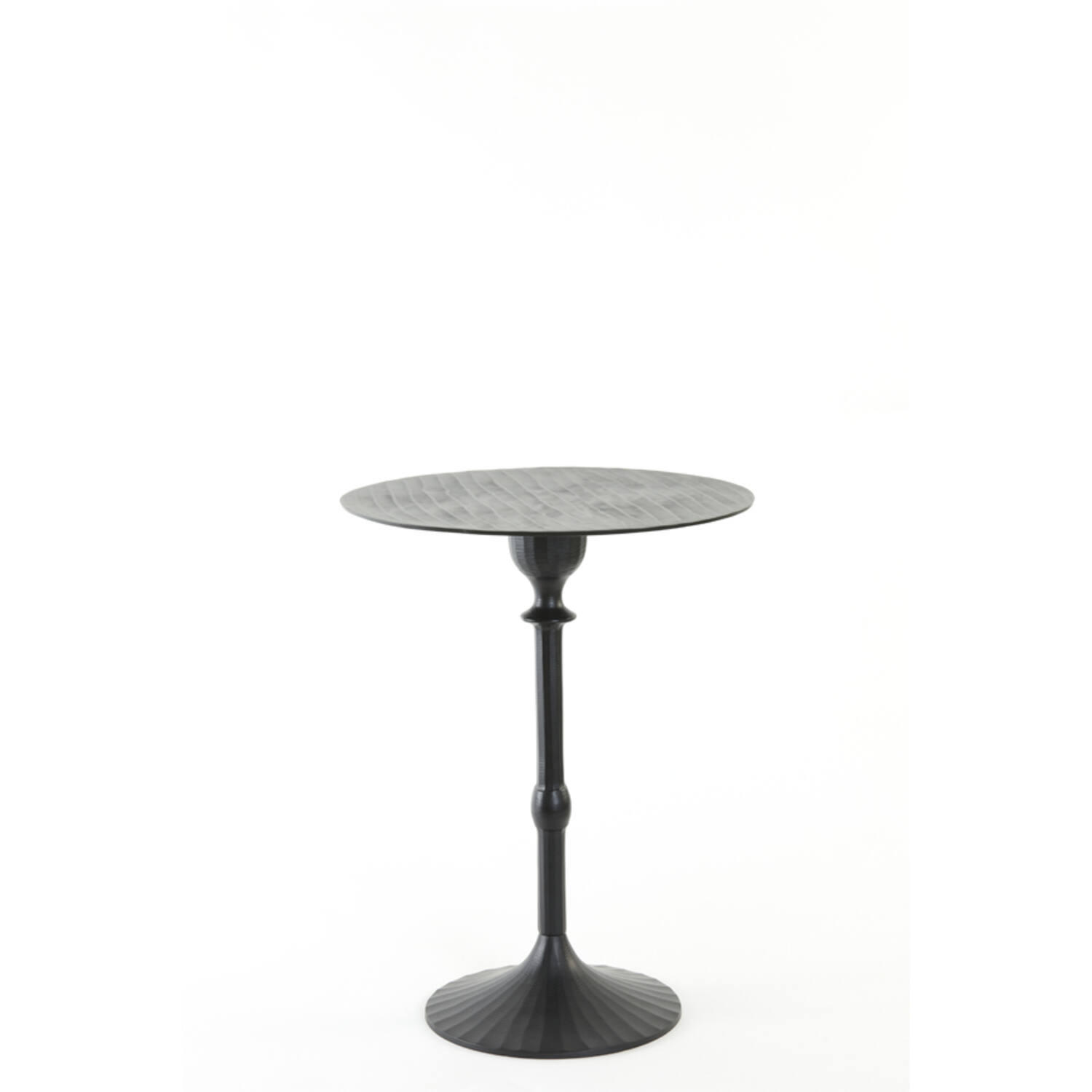 BEISTELLTISCH Janna Schwarz Ø40/50 cm - Schwarz, Metall (40/40/50cm) - Light & Living