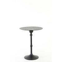 BEISTELLTISCH Janna Schwarz Ø40/50 cm - Schwarz, Metall (40/40/50cm) - Light & Living