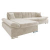 ECKSOFA Malwi Premium, Seite: Links - Sandfarben, Holz/Textil (278/161cm) - MIRJAN24