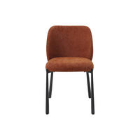 STUHL - 47 cm x 57.5 cm - stoff - terracotta Jizak - Terracotta, Textil (47/79/57.5cm) - Vente-Unique