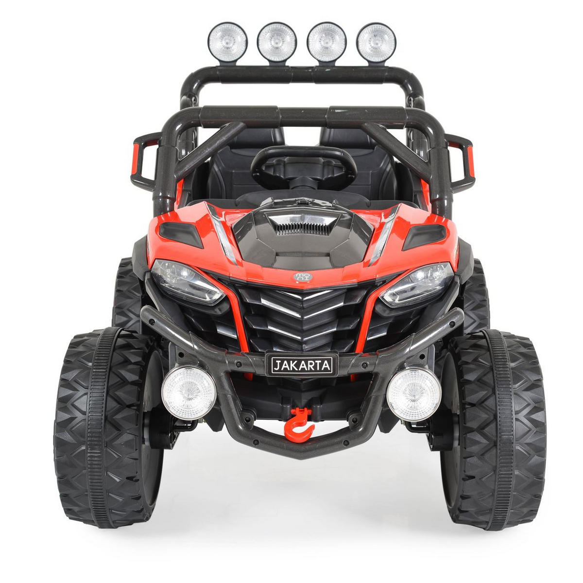 KINDER ELEKTROAUTO Jakarta BLK-819 rot 4 Motoren, Fernbedienung, MP3- und USB-Anschluss, Scheinwerfer - Rot, Kunststoff (122/81/60cm) - Moni