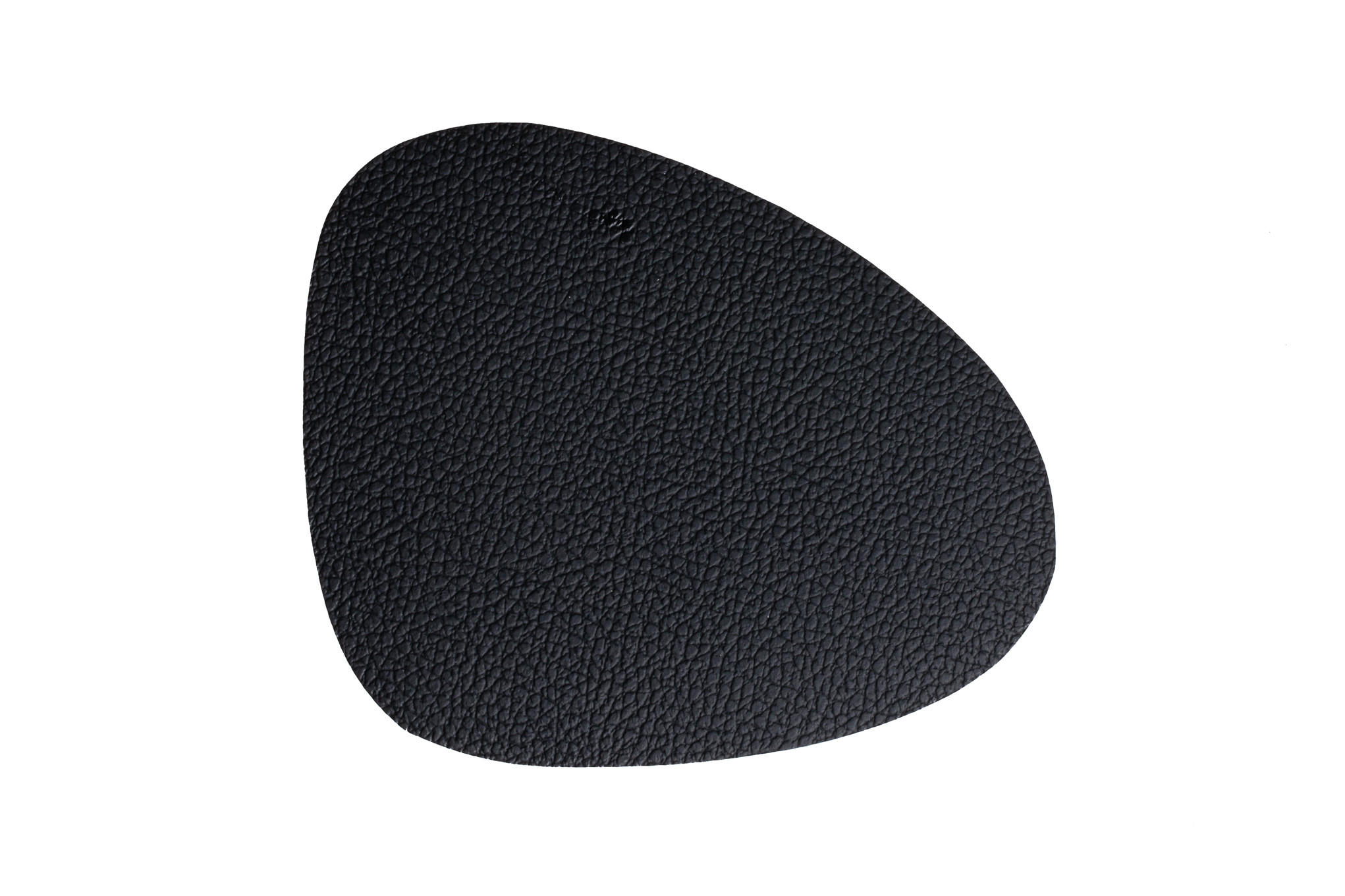 UNTERSETZER - Veganes Leder - Schwarz - Organic - 13 x 11 cm - 6 Stück - Schwarz, Kunststoff (11/13cm) - Cookinglife