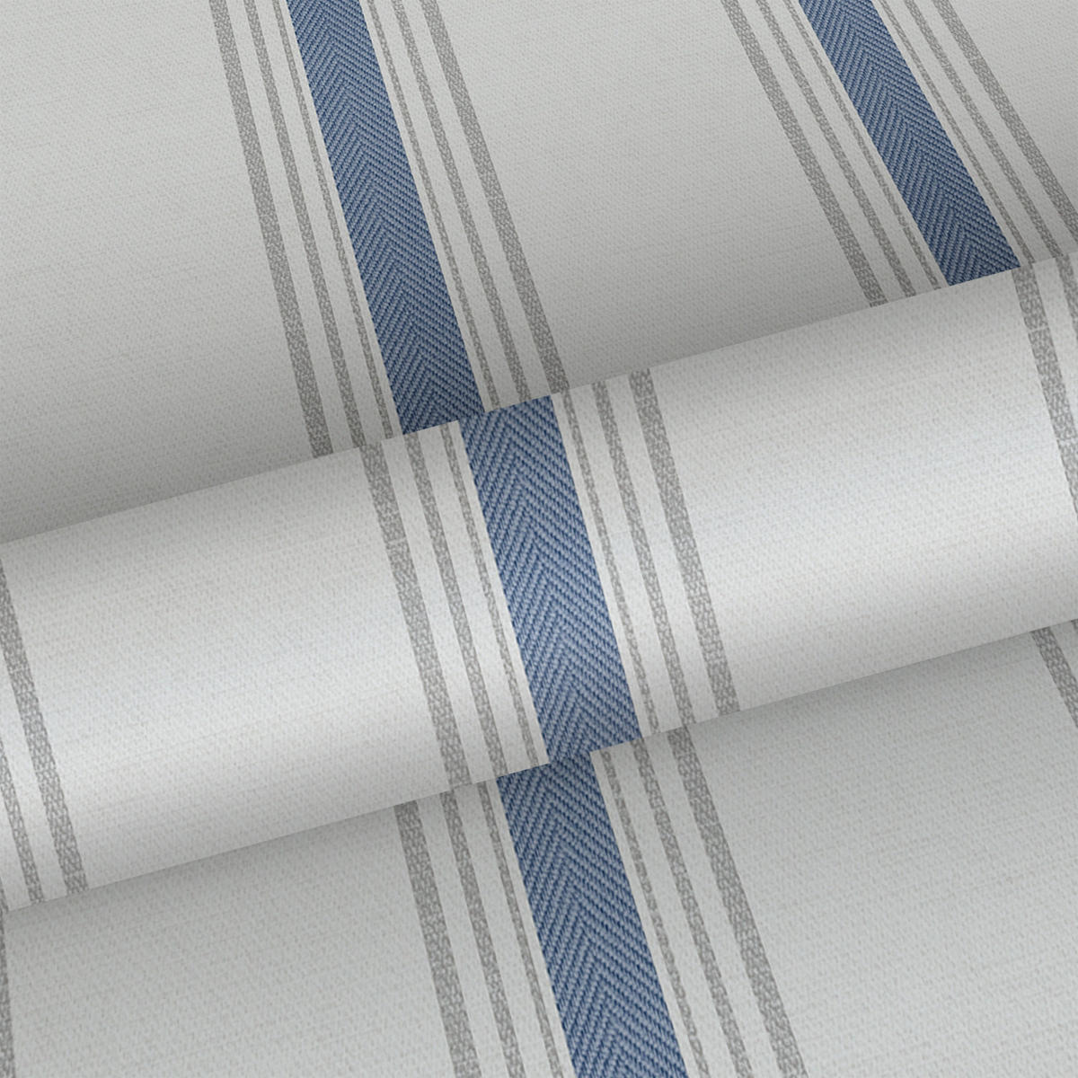 TAPETE Streifen 53 cm x 10 m - Blau, Papier (53/1000cm) - Sanders & Sanders