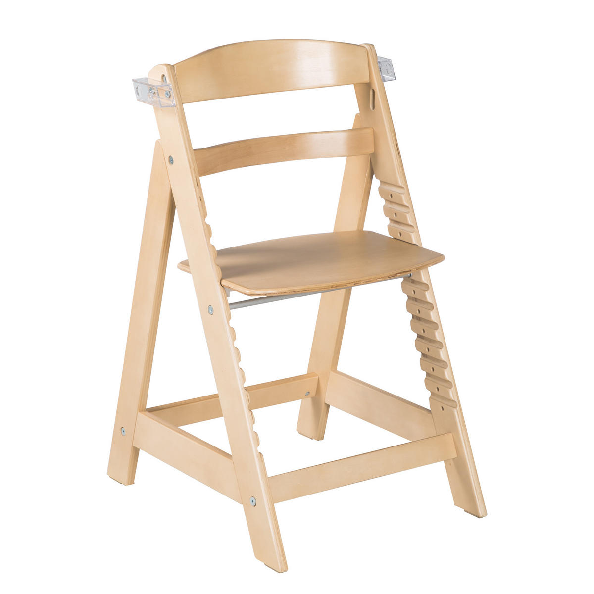 KINDERHOCHSTUHL - Sit Up 'CLICK & FUN' - natur lackiert - Naturfarben, Holzwerkstoff (50/80/54cm) - Roba