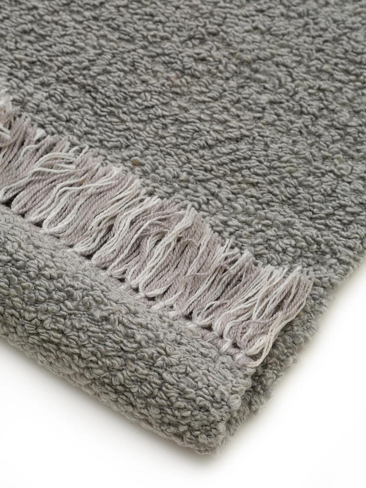 WENDETEPPICH Eddy Hellgrau 120x170 cm - Hellgrau, Textil (120/170cm) - benuta Nest