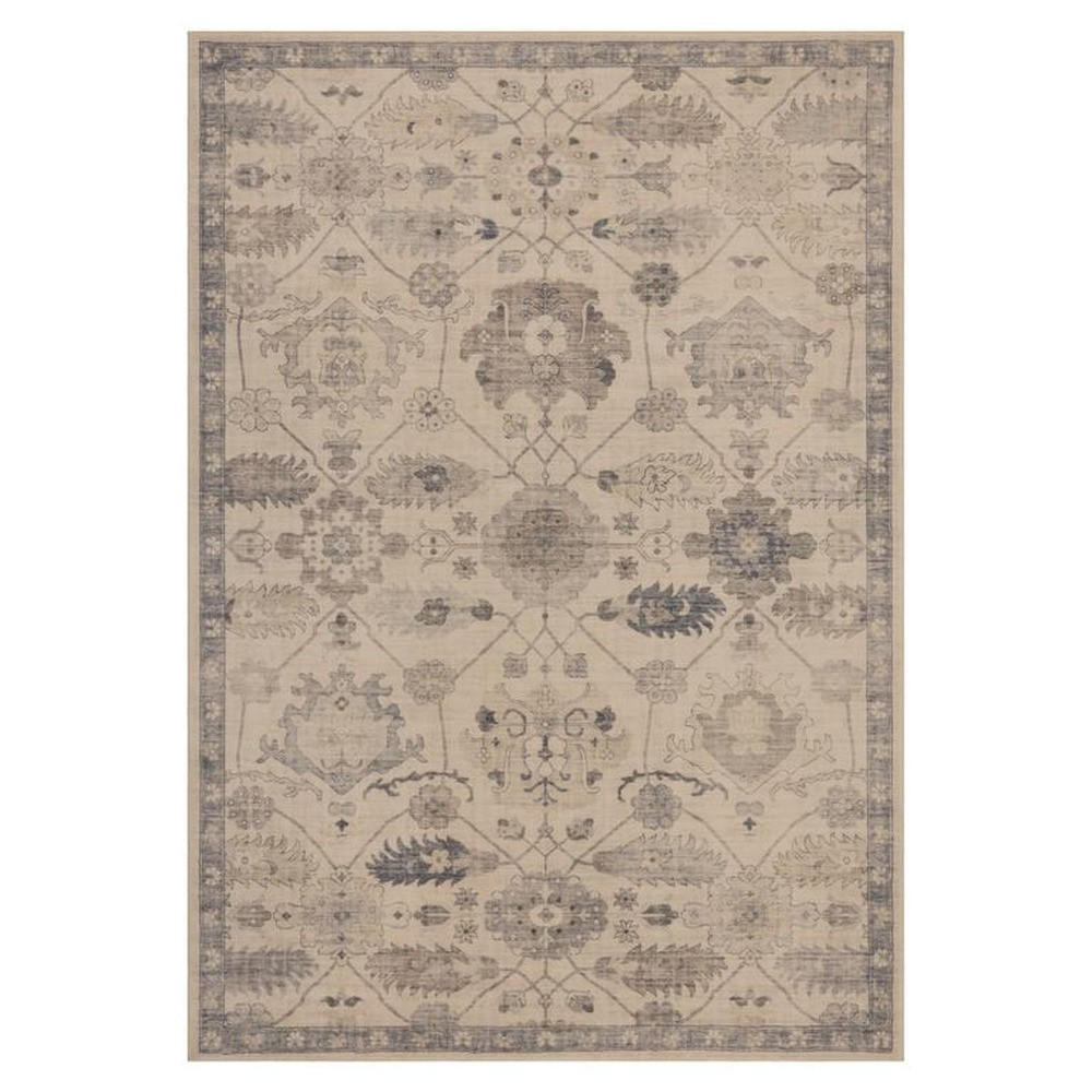 VINTAGE-TEPPICH Mastic Beige/Blau 200x290 cm - Multicolor, Textil (200/290cm) - Vercai Rugs