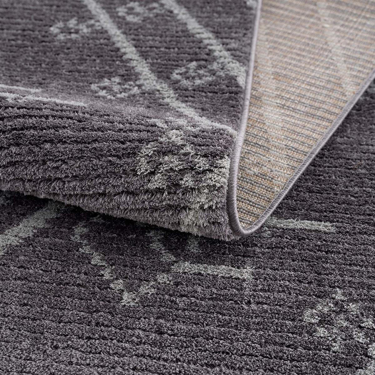 KURZFLOR-TEPPICH April 2291 Grau 140x200 cm - Grau, Textil (140/200cm) - carpet city