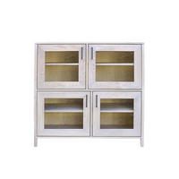 HOLZSCHRANK für das Wohnzimmer MONTE - Eichefarben, Holz (120/120/40cm) - Rawood Furniture