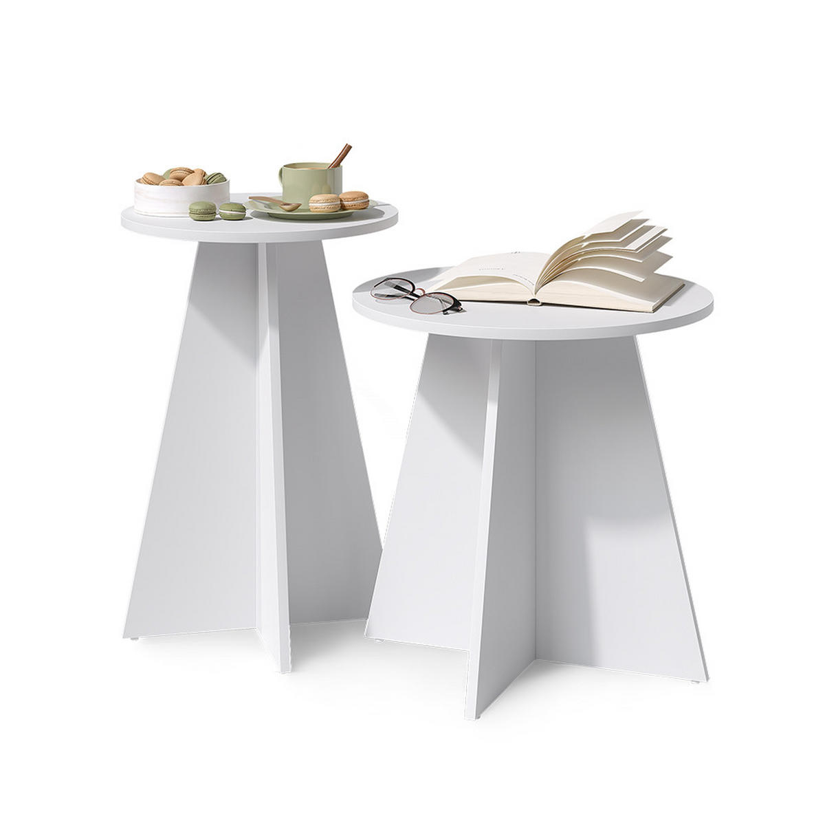 SOFFBORD Forma, Vit, 40x50 cm 2-pack - Vit, Träbaserade material (40/40/60cm) - Vicco