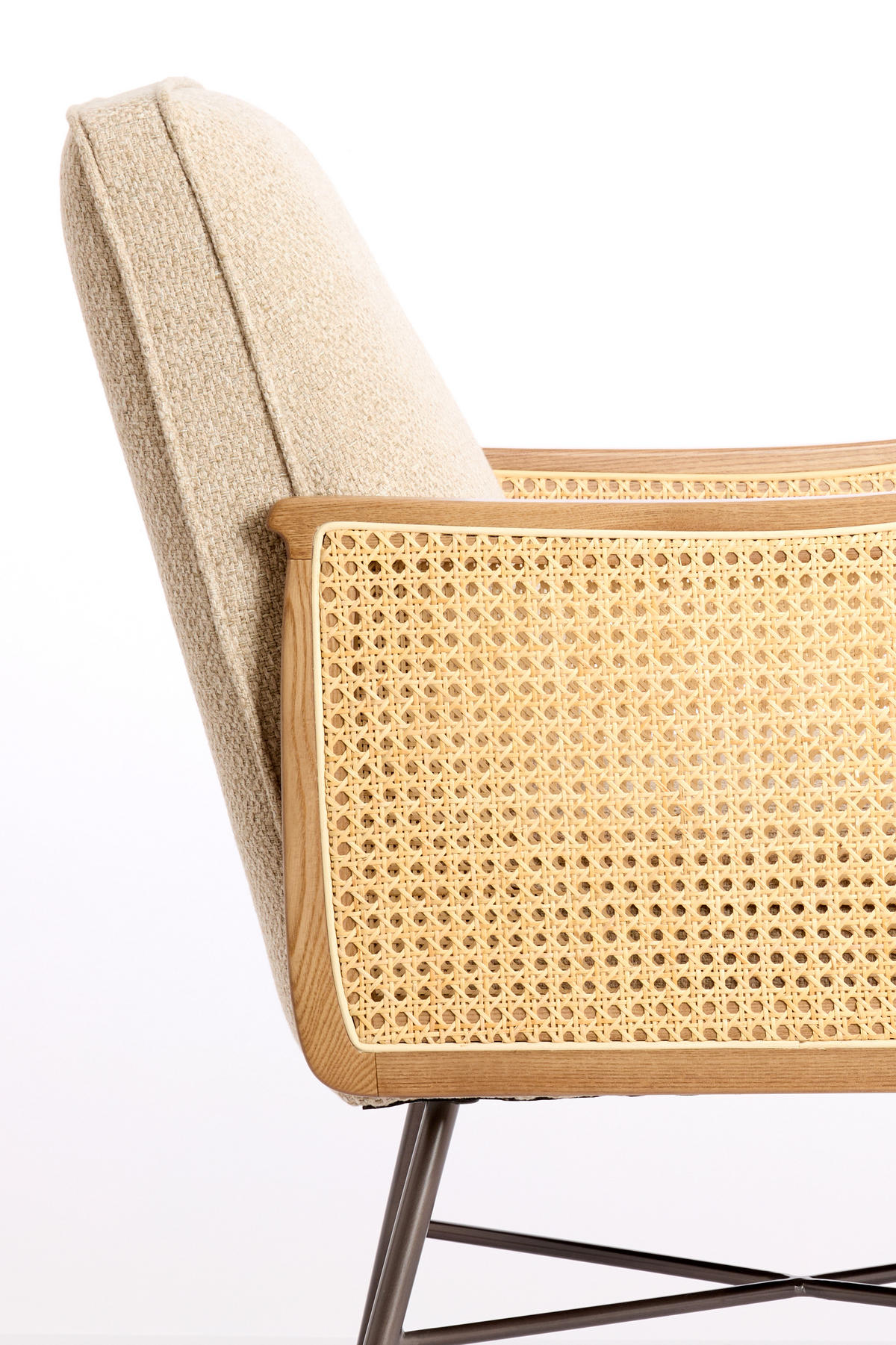 SESSEL Fiora Braun 81/60/80 cm - Braun, Metall (60/80/81cm) - Light & Living