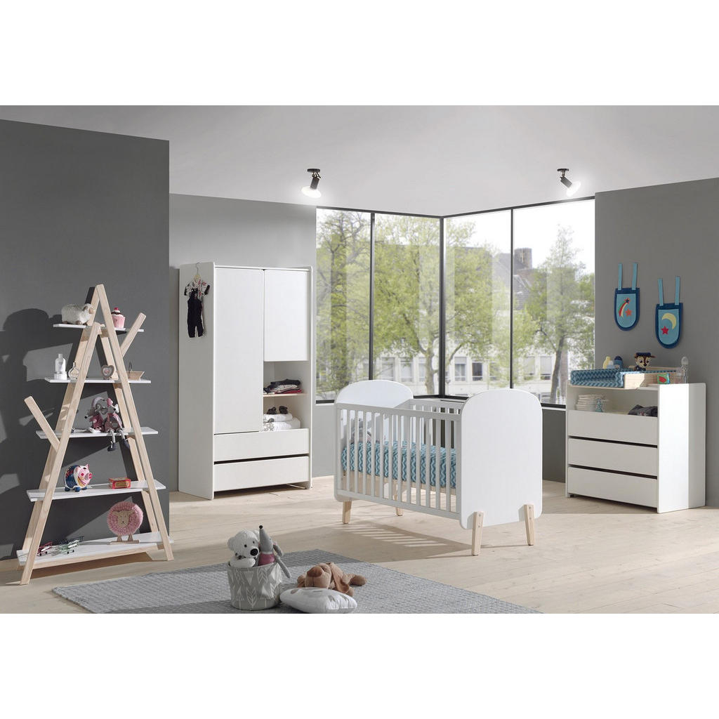 Thumbnail - 58aufmkessel Standregal, Weiß, Holzwerkstoff, 90x169x34 cm, Wohnzimmer, ,
