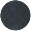 LUXUS HOCHFLOR LANGFLOR TEPPICH HARMONY RUND - Anthrazit, Textil (160/160cm) - Snapstyle