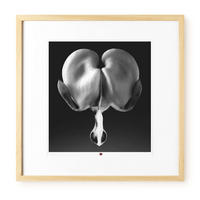 KUNSTDRUCK Schwarz-Weiß 50/50 cm - Schwarz, Glas/Papier (2.4/50cm) - KUNSTLOFT