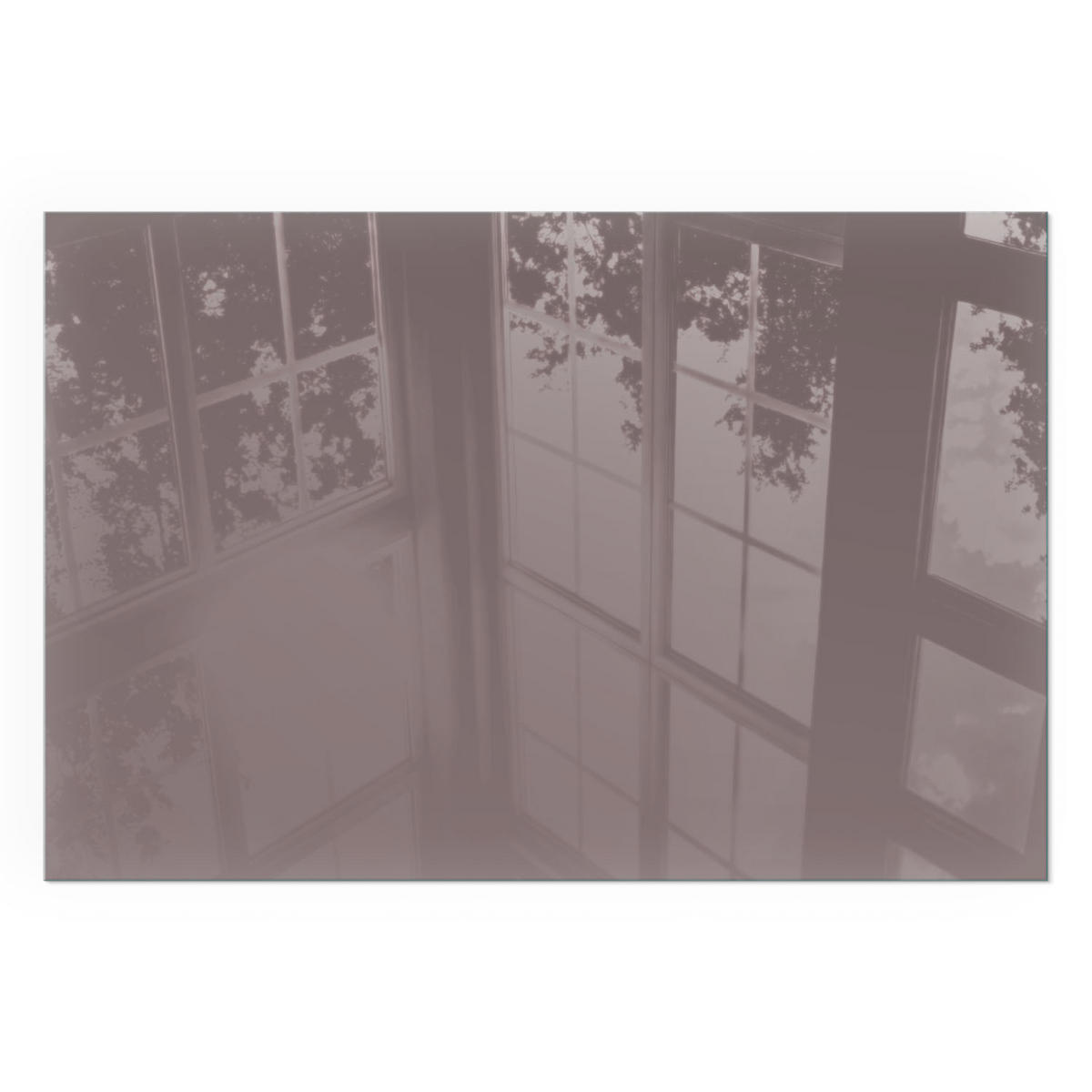 GLASPLATTE für Kamin 60x40 cm - Pink, Glas (60/40/0.4cm) - TULUP