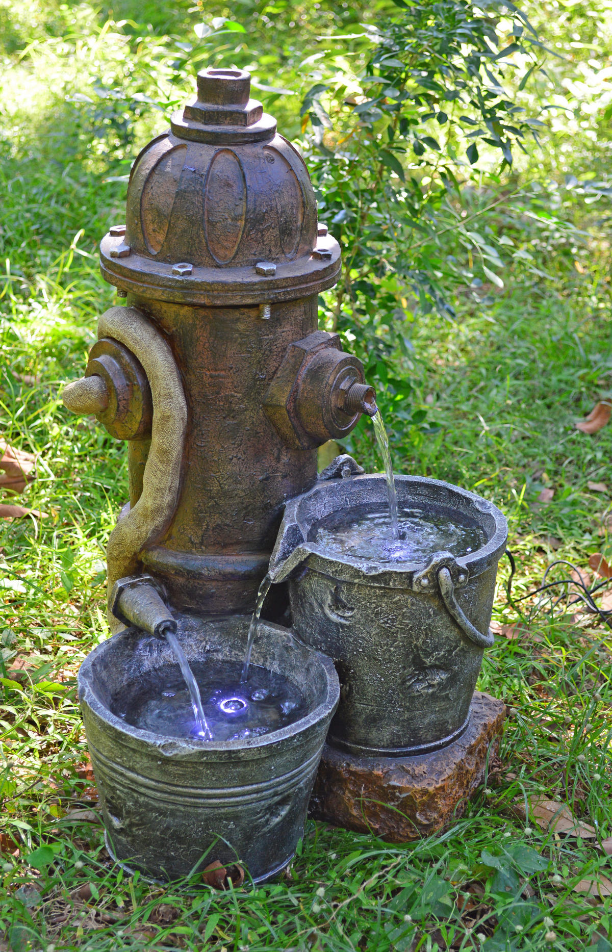 BRUNNEN Mathis Stein-Optik Braungrau 63x37x36cm - Braun, Kunststoff (36/37/63cm) - DELUKE