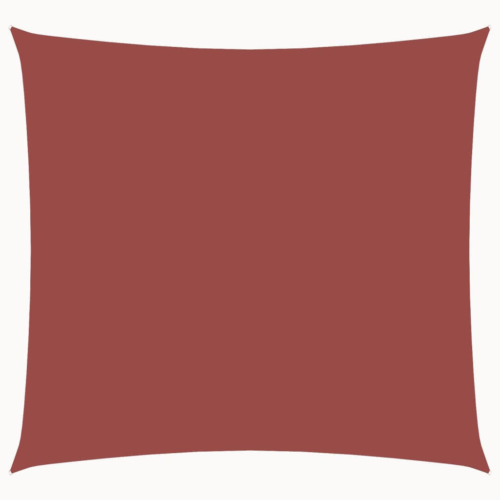 SONNENSEGEL Oxford-Gewebe Quadratisch 6x6 m Terrakottarot - Orange, Textil (600/600cm) - furnicato