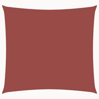 SONNENSEGEL Oxford-Gewebe Quadratisch 6x6 m Terrakottarot - Orange, Textil (600/600cm) - furnicato