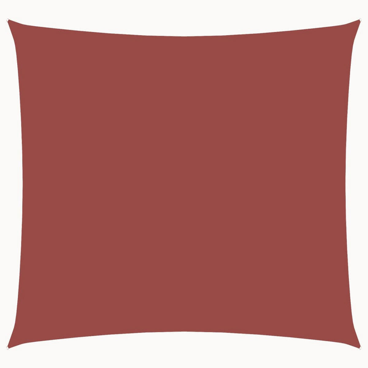 SONNENSEGEL Oxford-Gewebe Quadratisch 6x6 m Terrakottarot - Orange, Textil (600/600cm) - furnicato