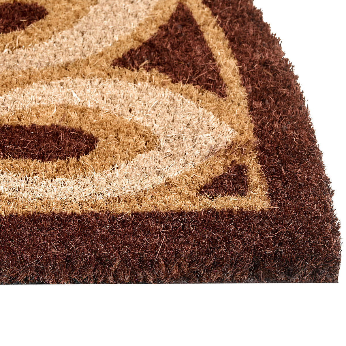 FUSSMATTE Braun 45/75 cm Kokosfasern Alatna - Braun, Textil (45/75cm) - Beliani