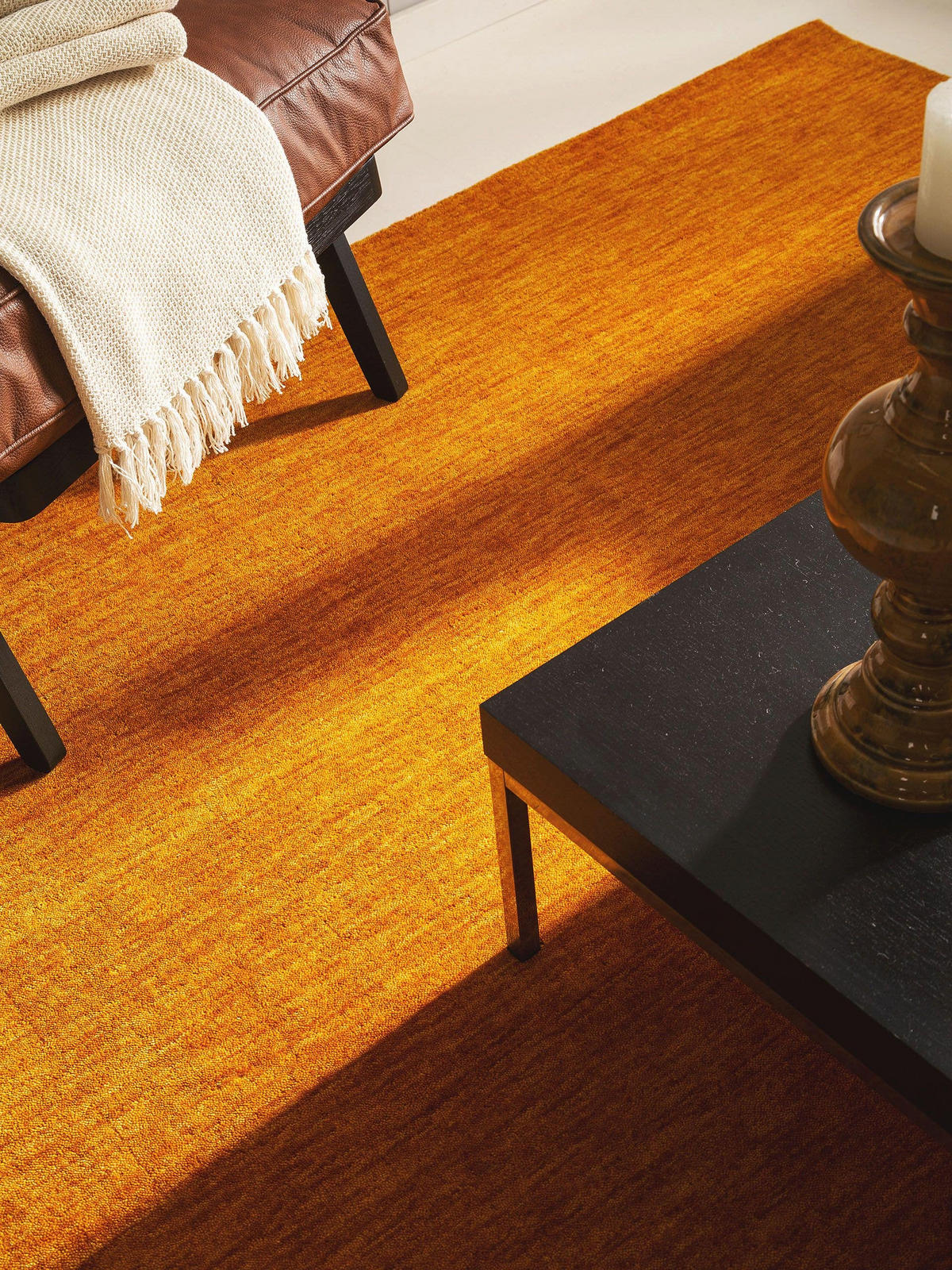 WOLLTEPPICH Jamal Gelb 300x400 cm - Gelb, Textil (300/400cm) - benuta Nest