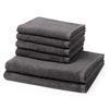 FROTTIERSET Vita 6-teilig - Dunkelgrau, Textil (50/100cm) - Ross