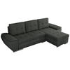 ECKSOFA UMBRIA L Dunkelgrau Stukture - Dunkelgrau/Grau, Textil (271/157cm) - MKS