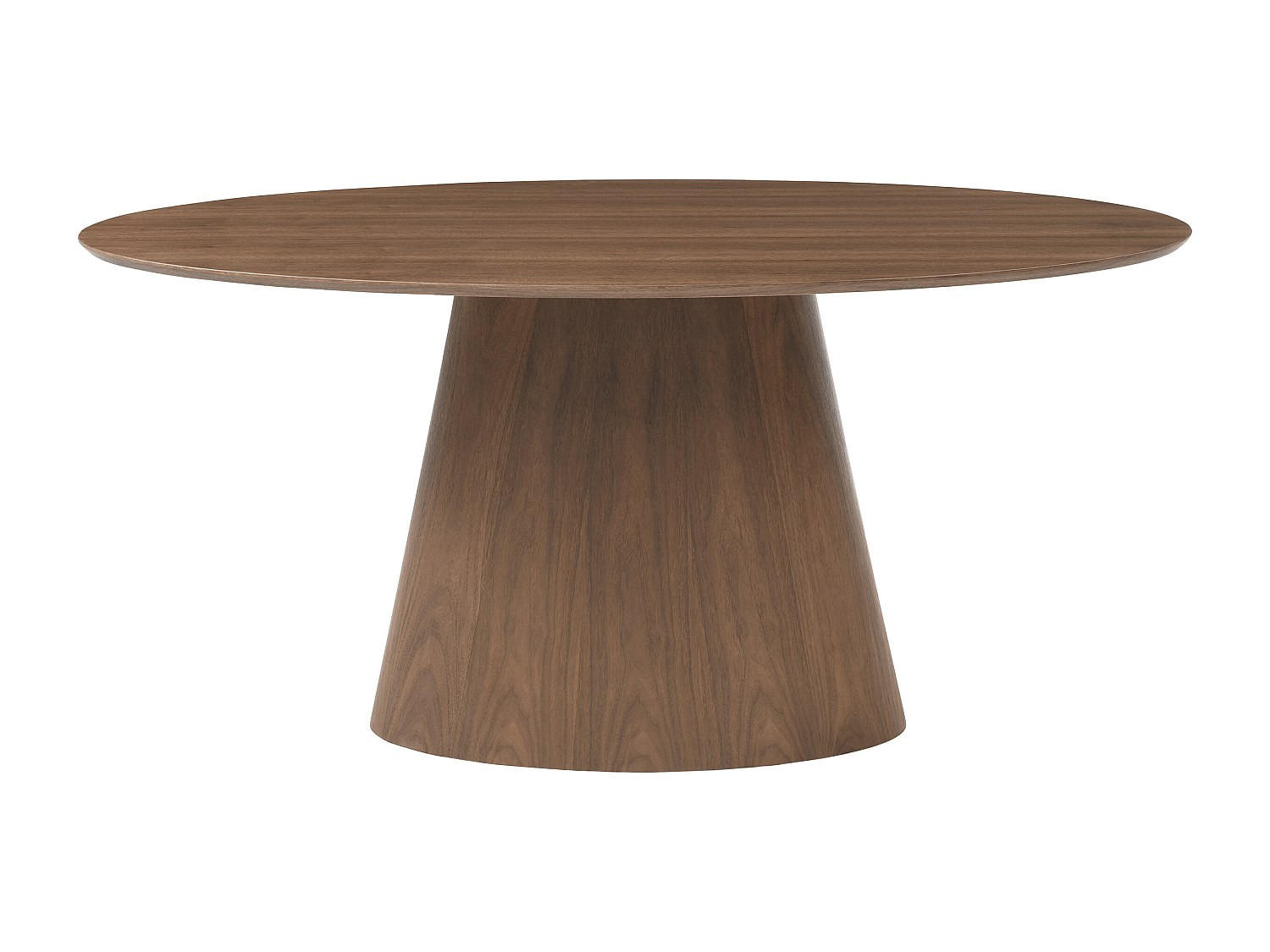 ESSTISCH - 6 Personen - Holz, Platte - Naturfarben Dunkel - ANTELADA - Braun, Holz (90/160/76.5cm) - Vente-Unique