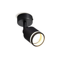 STRAHLER Friedlich 1-flammig 6/6/15.7 cm - Schwarz, Metall (6/6/15.7cm) - ZMH