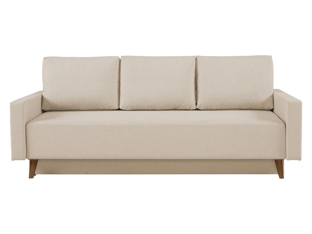 SCHLAFSOFA Oviedo - Naturfarben, Holz/Kunststoff (215/86/95cm) - MIRJAN24