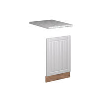PREDNÝ PANEL Fame-Line, Biely vidiecky dom/Dub Goldkraft, 45 cm, AP Marble - biela/farba duba, kompozitné drevo (45/67.4/60cm) - Vicco