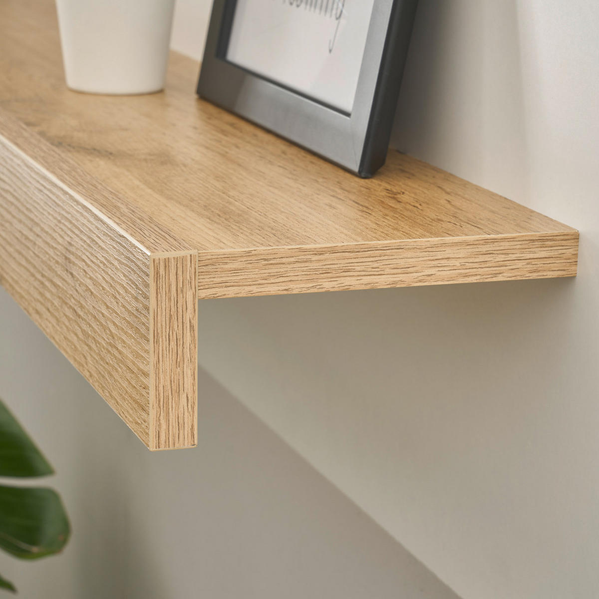 WANDREGAL Crisp-61 - Weiß, Holzwerkstoff (140/40/17cm) - Lomado