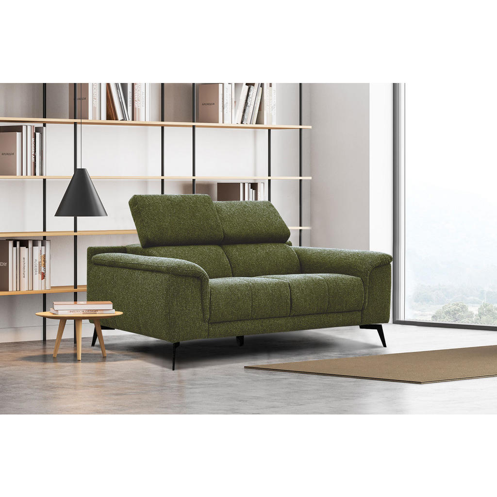 Thumbnail - Courtois Laville Sofa, Olivgrün, Textil, Rechteckig, 170x82x103 cm, Wohnzimmer, Sofas & Couches, Sofas