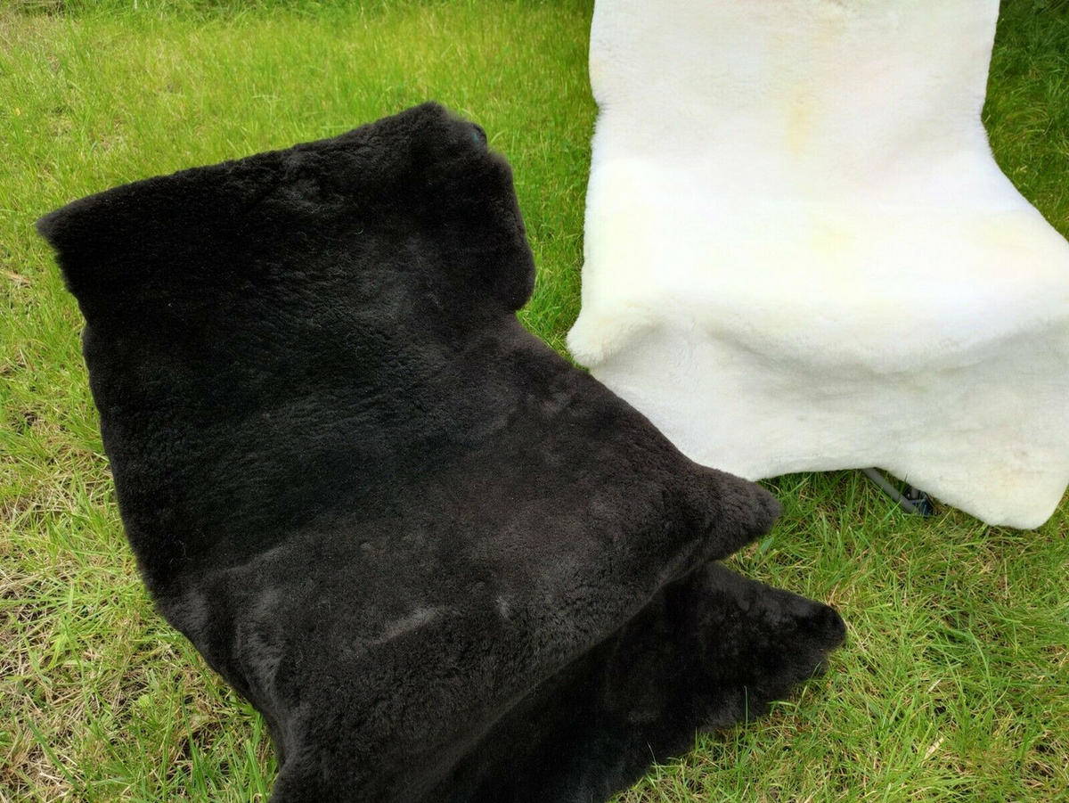 FELL Merino Schaffell Natur Weiß ca. 115 cm - Weiß, Fell (65/115cm) - Provellus