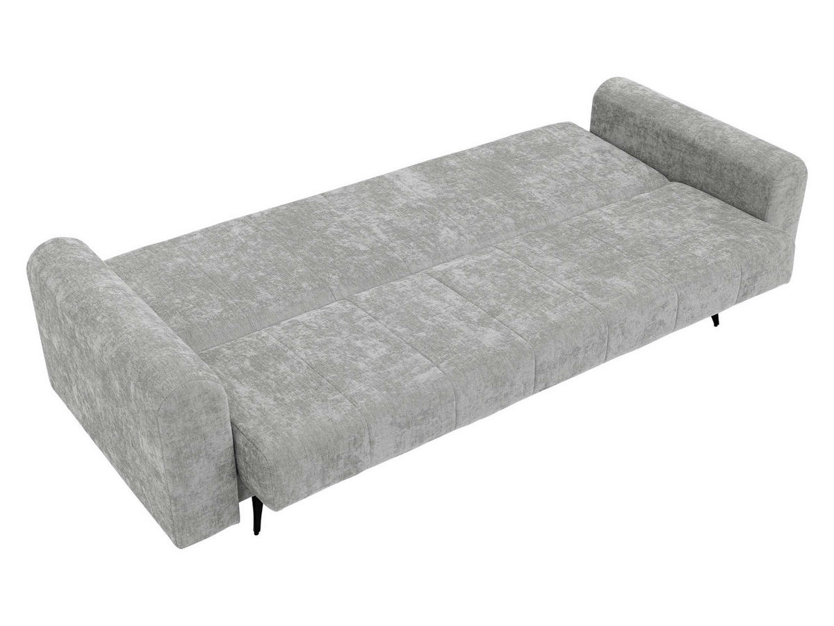 SCHLAFSOFA Zuri - Hellrosa/Schwarz, Holz/Textil (240/93/91cm) - MIRJAN24