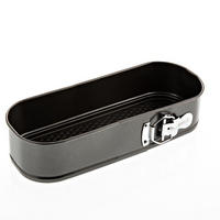 KUCHENBACKFORM Karbonstahl 31/12/6,5 cm - Schwarz, Metall (12/6.5/31cm) - 5five Simply Smart