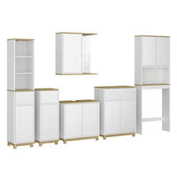 KOUPELNOVÝ NÁBYTEK Livia Bílá/dub - bílá/barva dubu, kompozitní dřevo (60/60/30cm) - Vicco