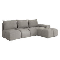 ECKSOFA Bestii, Seite: Rechts - Schwarz/Grau, Holz/Kunststoff (270/183cm) - MIRJAN24