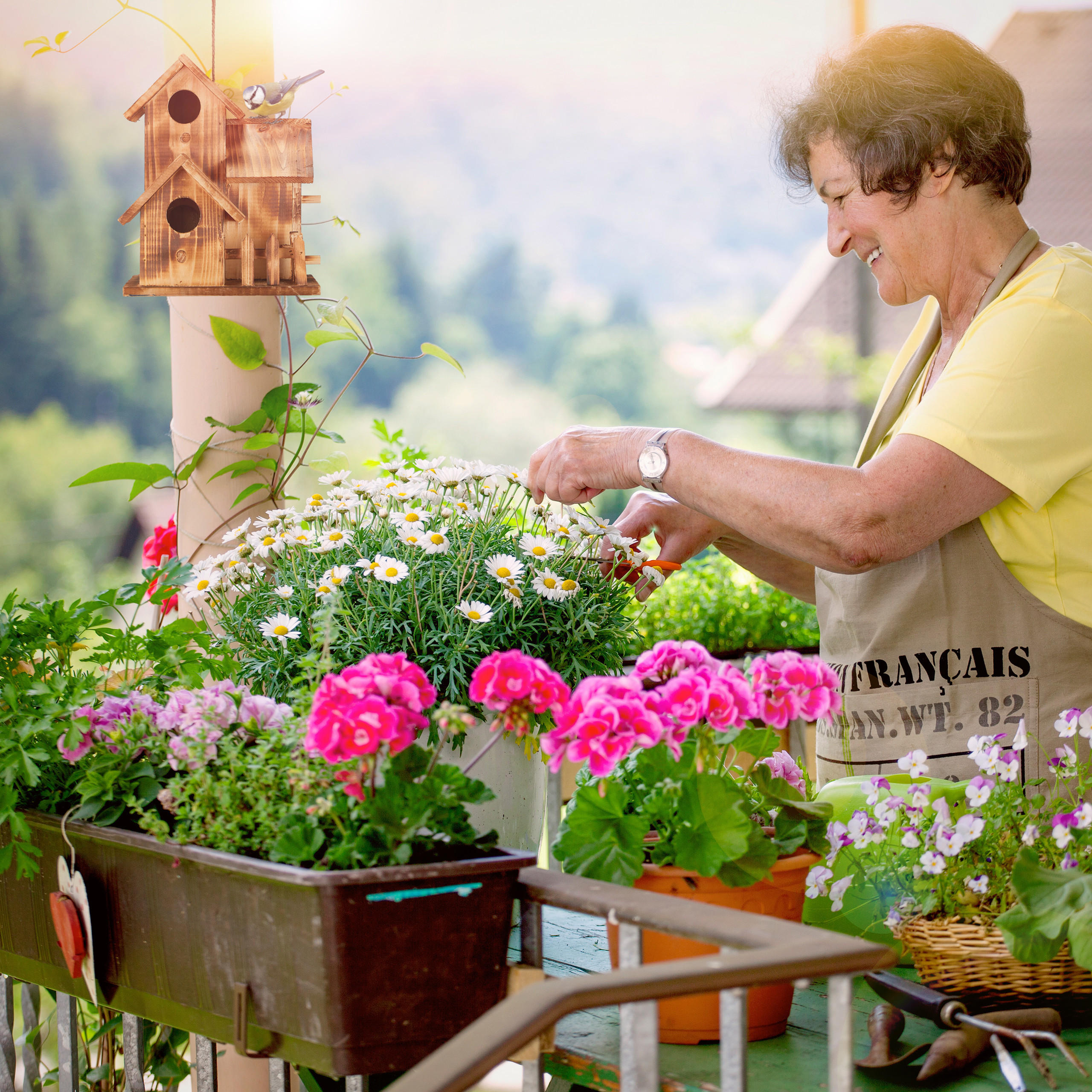 VOGELHAUS - Braun, Holz (20/34/19cm) - Relaxdays