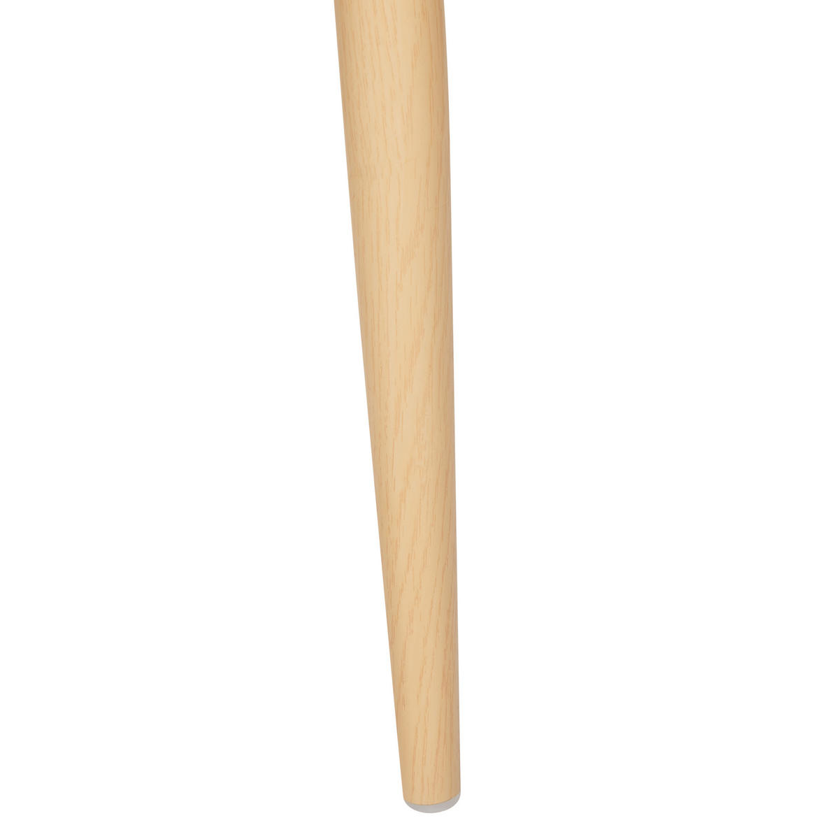 ESSZIMMERSTUHL 2er-Set Metall heller Holzfarbton/beige Kobuk - Hellbraun/Beige, Metall (52/75/46cm) - Beliani