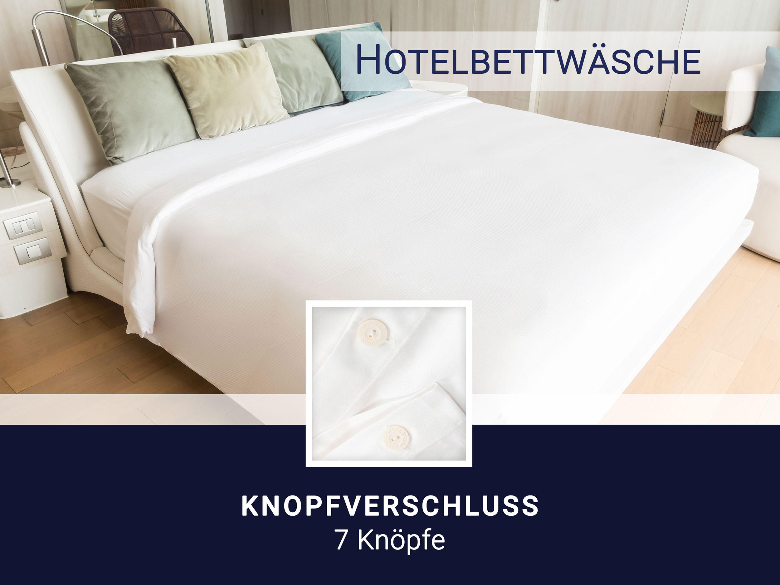 Thumbnail - Zollner Bettwäsche,, Weiß, Textil, 240x220 cm, Schlaftextilien, Bettwäsche, Bettwäsche