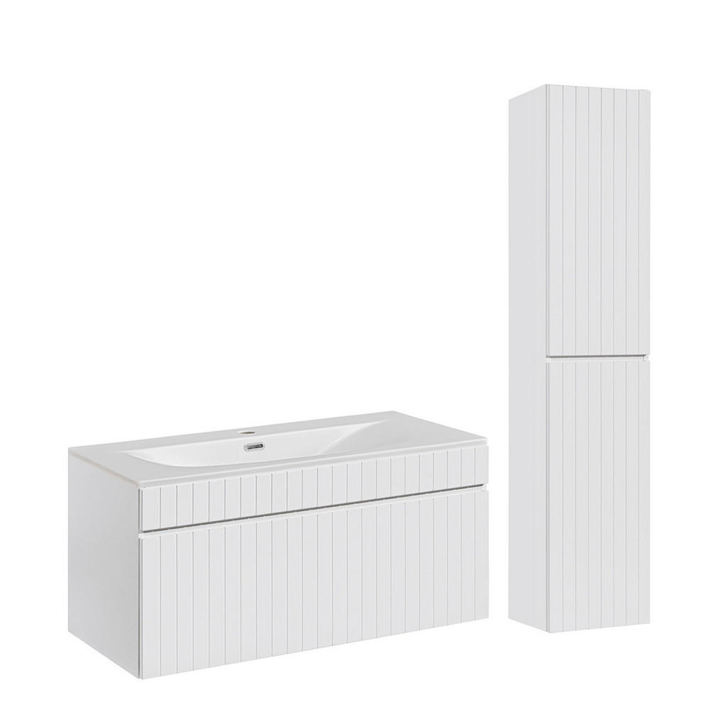 Petits-meubles KOUPELNOVÝ NÁBYTEK 100cm Zelie 2er-Set Bílá