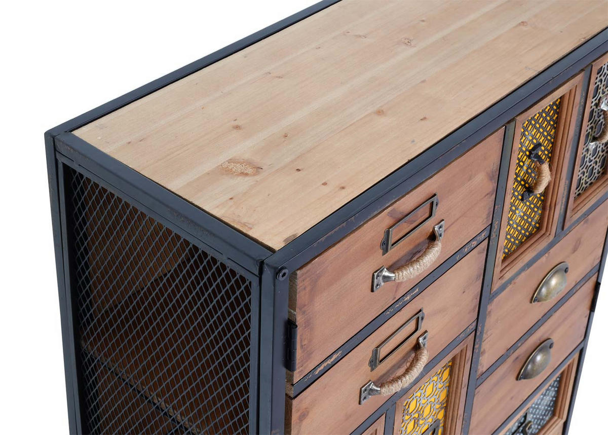 APOTHEKERKOMMODE Multicolor - Multicolor, Holz (62/120/33cm) - MCW