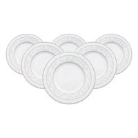 BROTTELLER Gray Pearl weiß ø 18 cm 6er Set - Weiß, Keramik (18cm) - Villeroy & Boch
