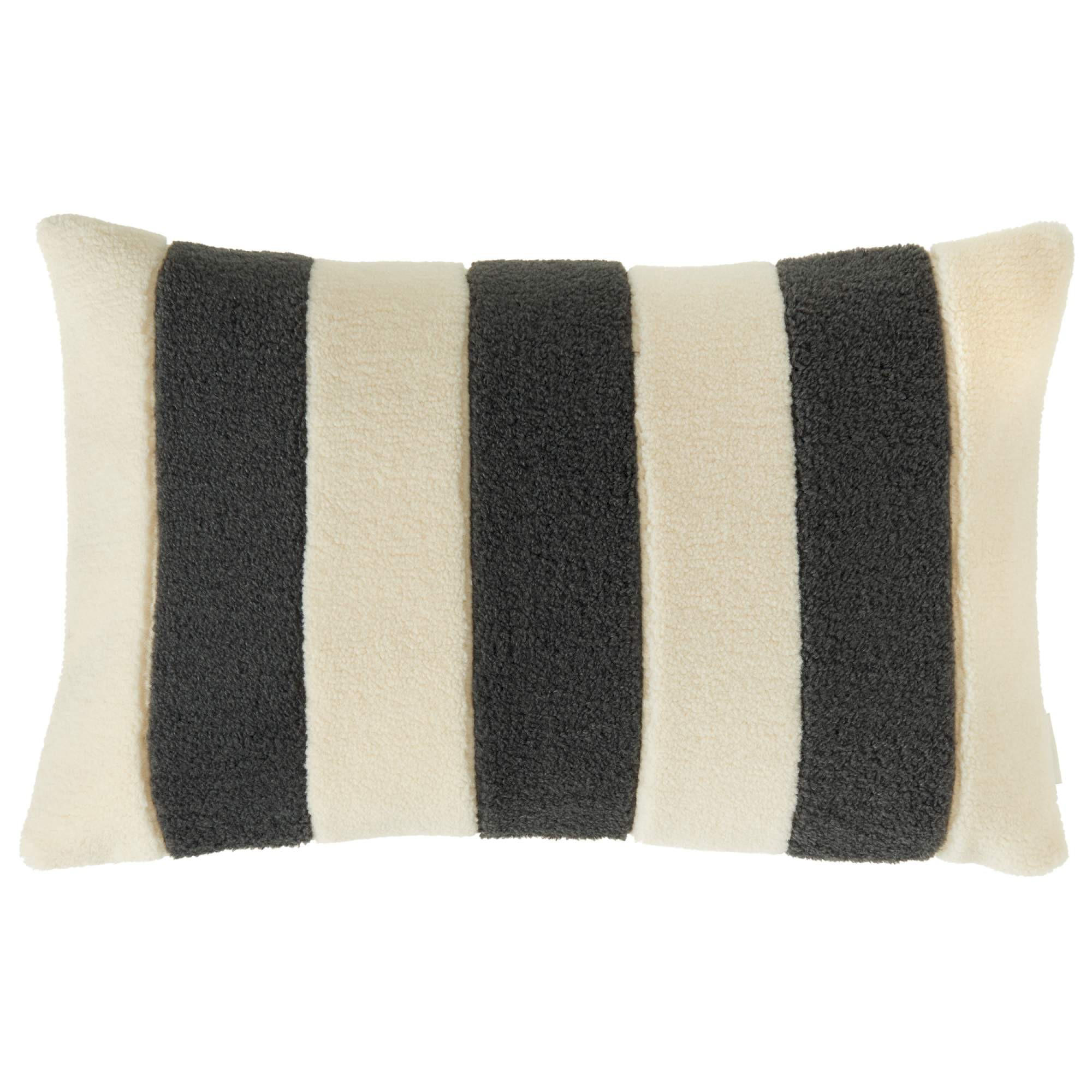 ZIERKISSENHÜLLE TEDDY - Grau, Textil (60/40cm) - Tom Tailor